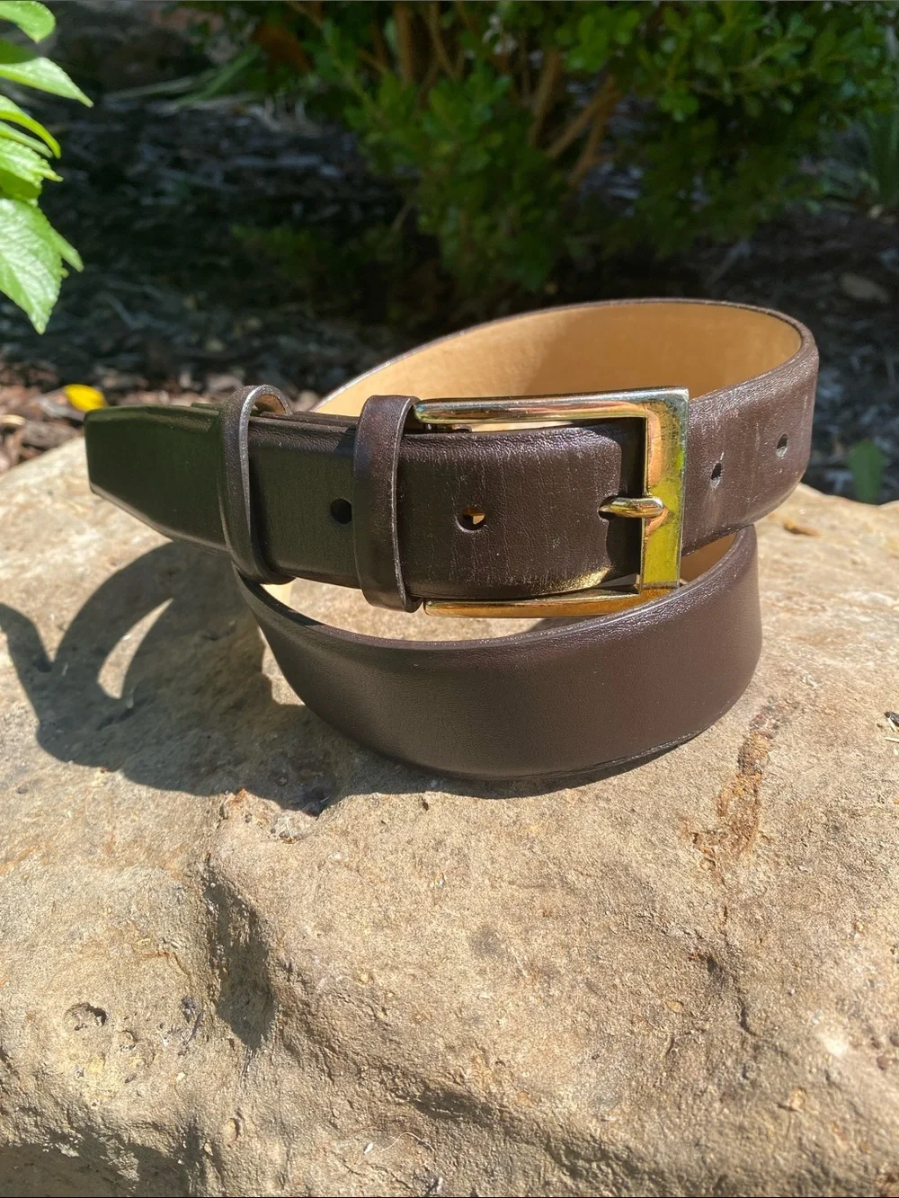 W. Kleinberg for Neiman Marcus brown Leather Belt